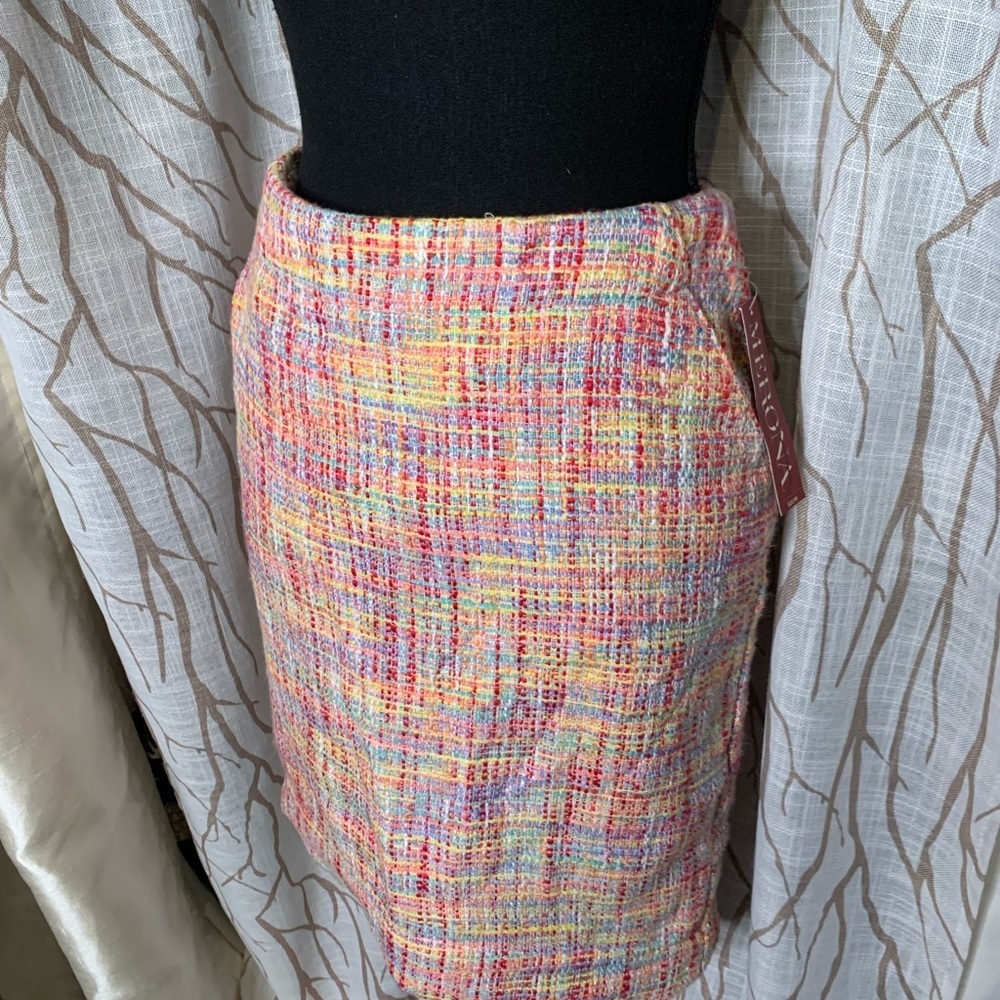 NWT Merona Multicolor Tweed Pencil Skirt - Brand: